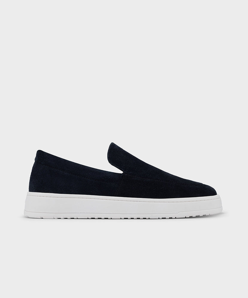 Loafers Men Suede Blue / Navy - LS 01 Blueberry